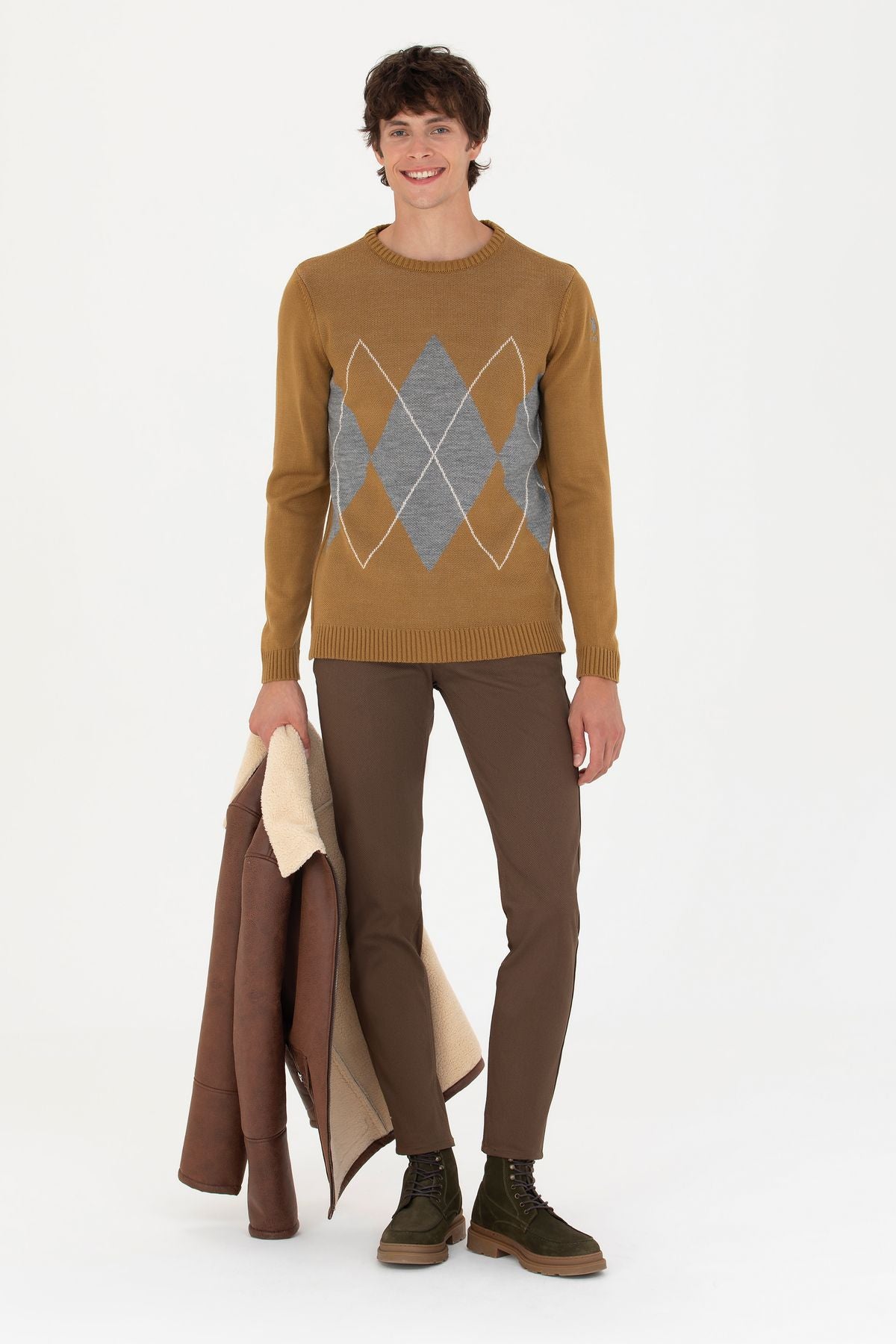 U.S. Polo Assn. Erkek Slim Fit Regular Pantolon - Minimalist Tasarım Translation missing: tr.content.product_image_main