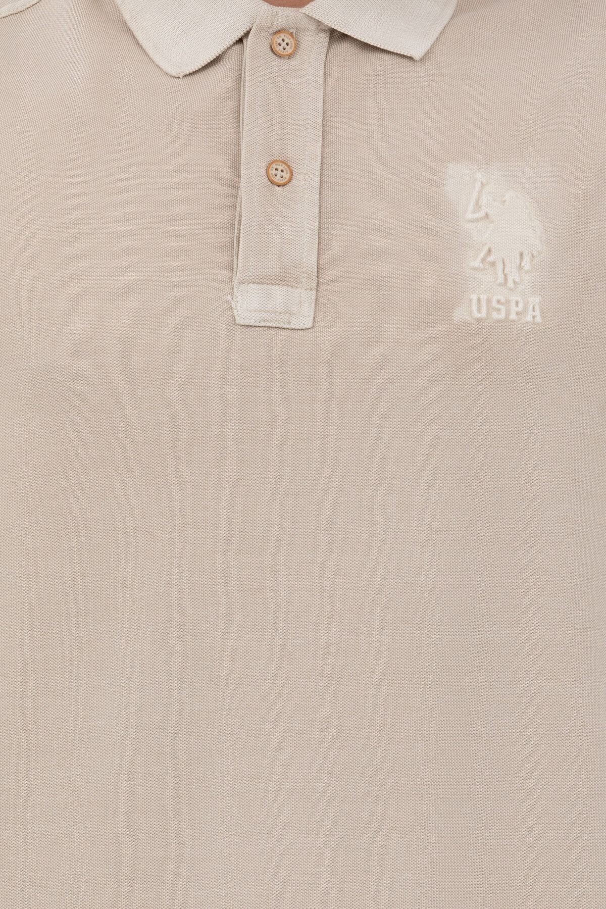 U.S. Polo Assn. Erkek Minimalist Polo Yaka Kısa Kol T-Shirt - Günlük Stil