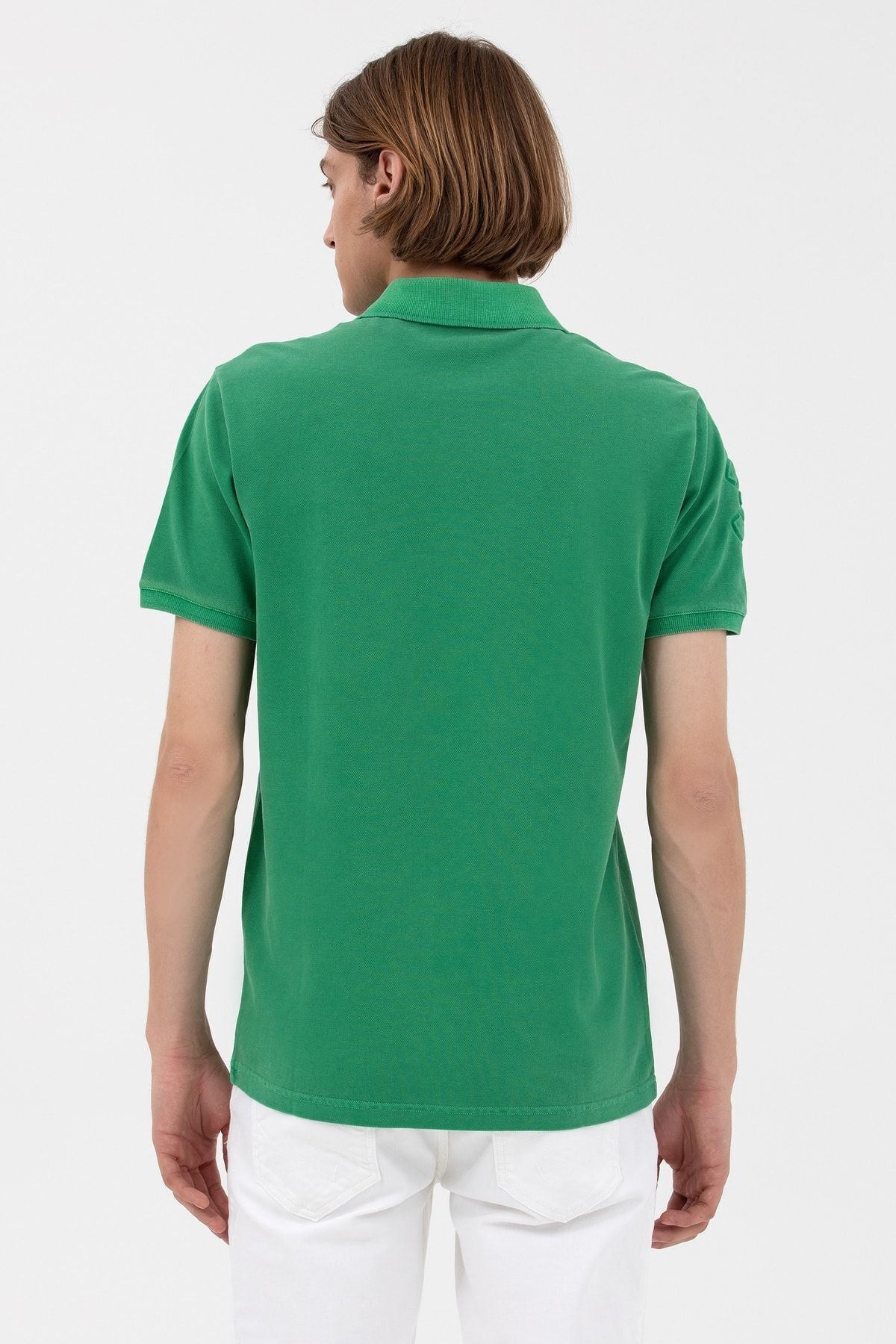U.S. Polo Assn. Erkek Minimalist Polo Yaka Kısa Kol T-Shirt - Günlük Stil