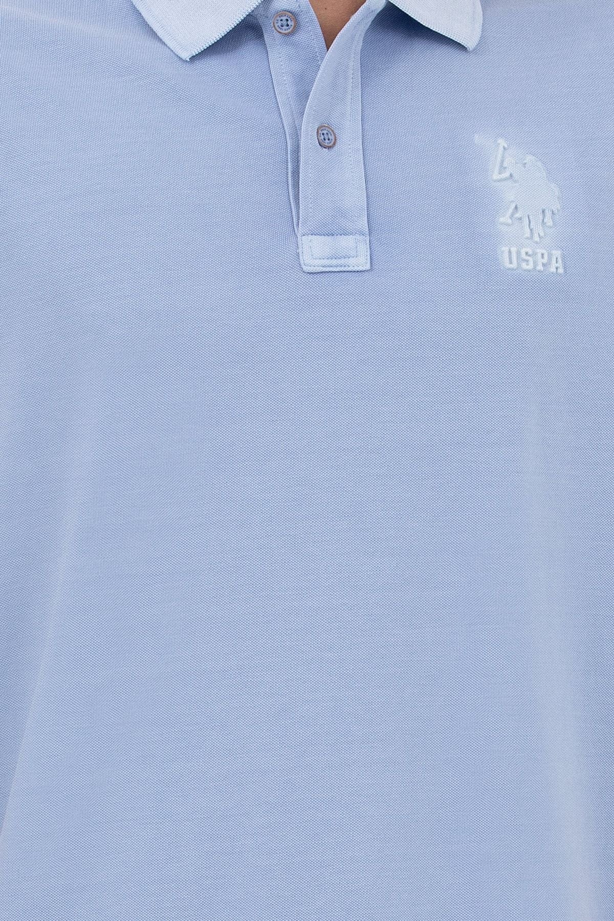 U.S. Polo Assn. Erkek Minimalist Polo Yaka Kısa Kol T-Shirt - Günlük Stil