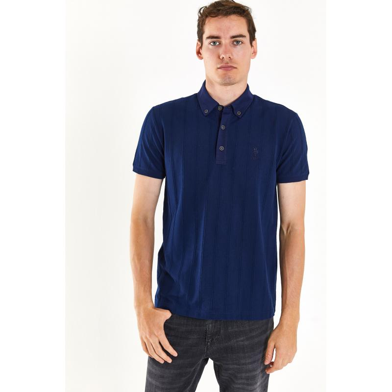 U.S. Polo Assn. Minimalist Polo Yaka Kısa Kol Erkek Tişört - Günlük Stil Translation missing: tr.content.product_image_main