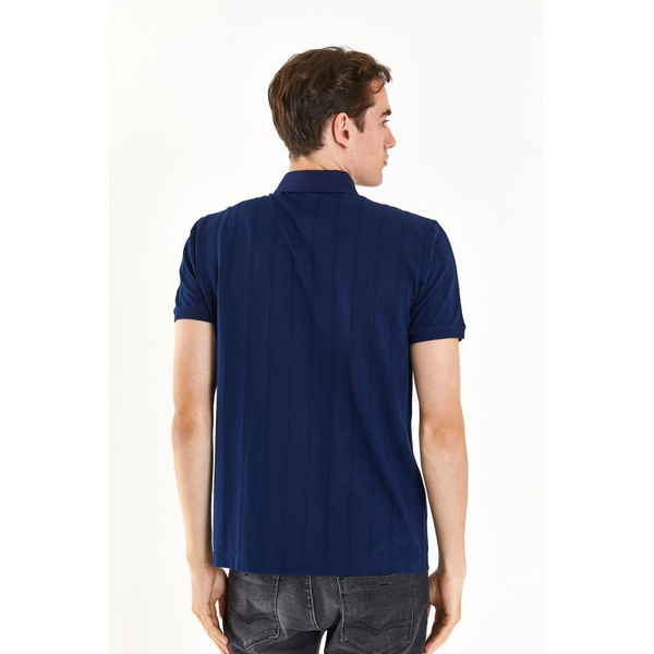 U.S. Polo Assn. Minimalist Polo Yaka Kısa Kol Erkek Tişört - Günlük Stil