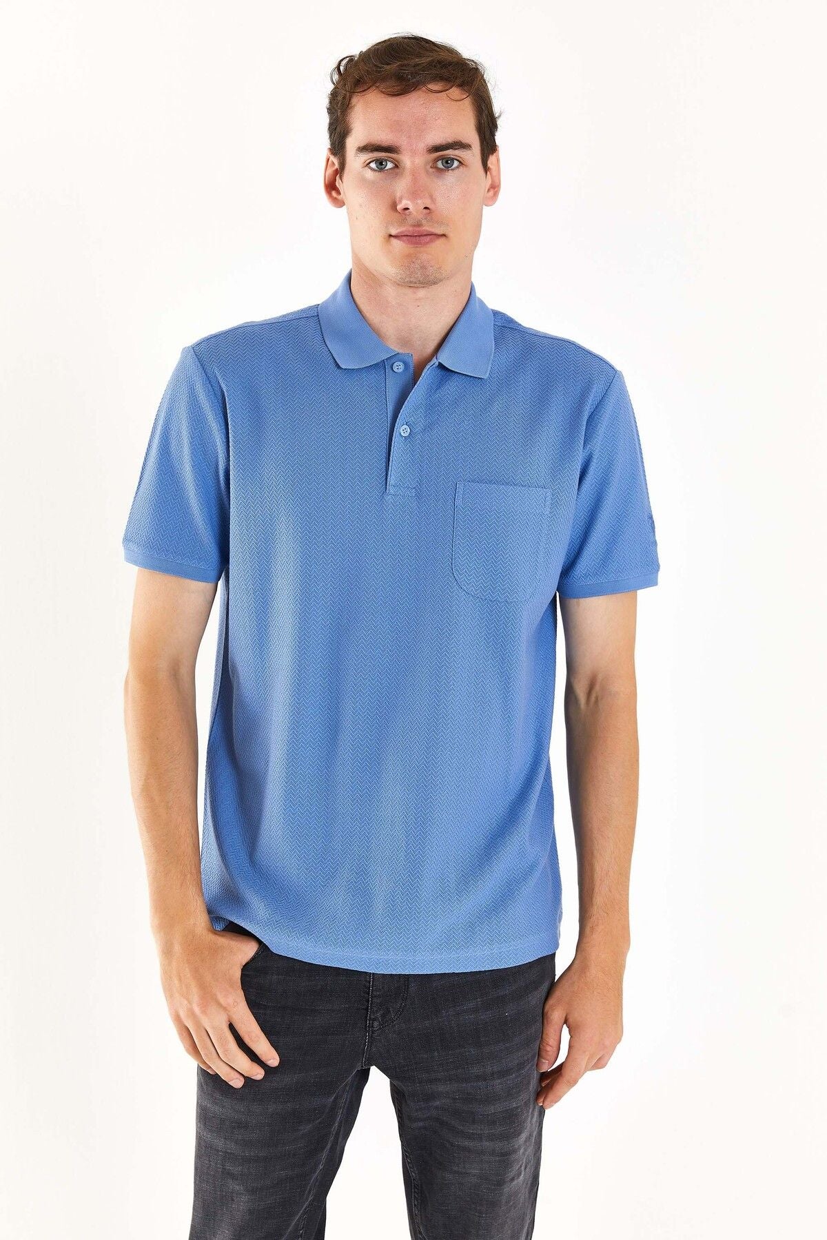 U.S. Polo Assn. Erkek Polo Yaka Kısa Kol Minimalist T-Shirt Translation missing: tr.content.product_image_main