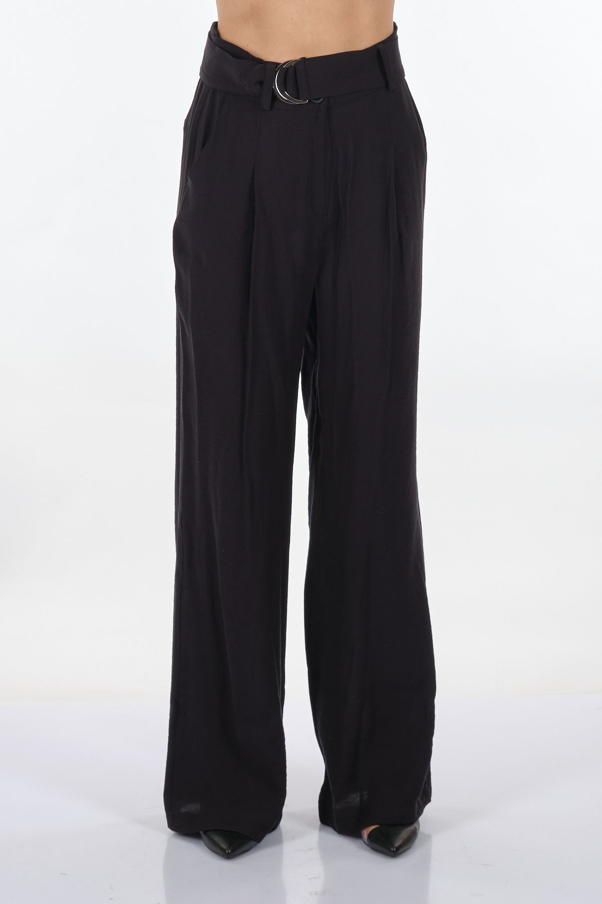 Unique Mode Midi Geniş Paça Kadın Pantolon - Minimalist, Rahat & Şık İkincil görsel