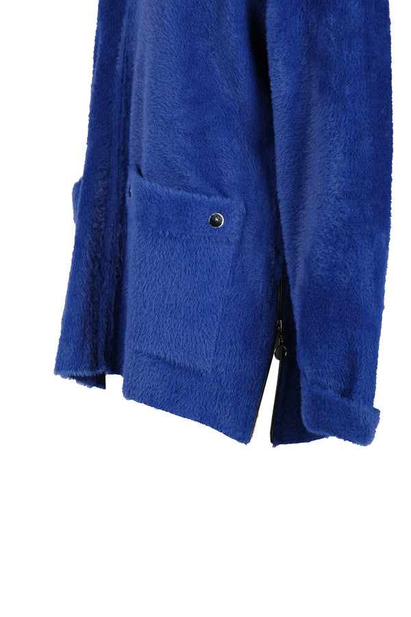 Vedi-bb Oversize Peluş Kapüşonlu Kadın Ceket - Rahat ve Şık
