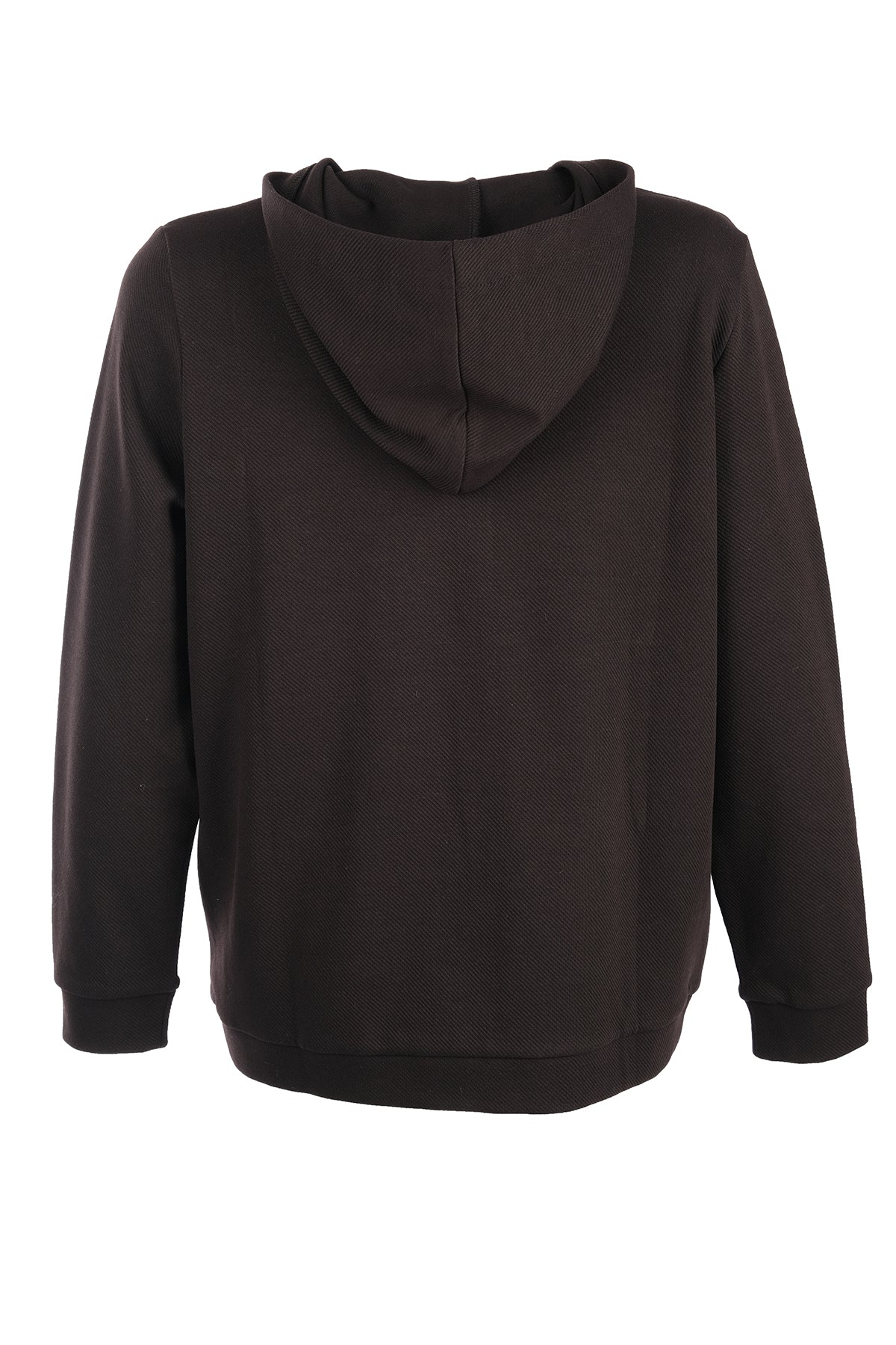 Vedi-bb Oversize Kapüşonlu Fermuarlı Cep Detaylı Kadın Ceket - Minimalist Streetwear
