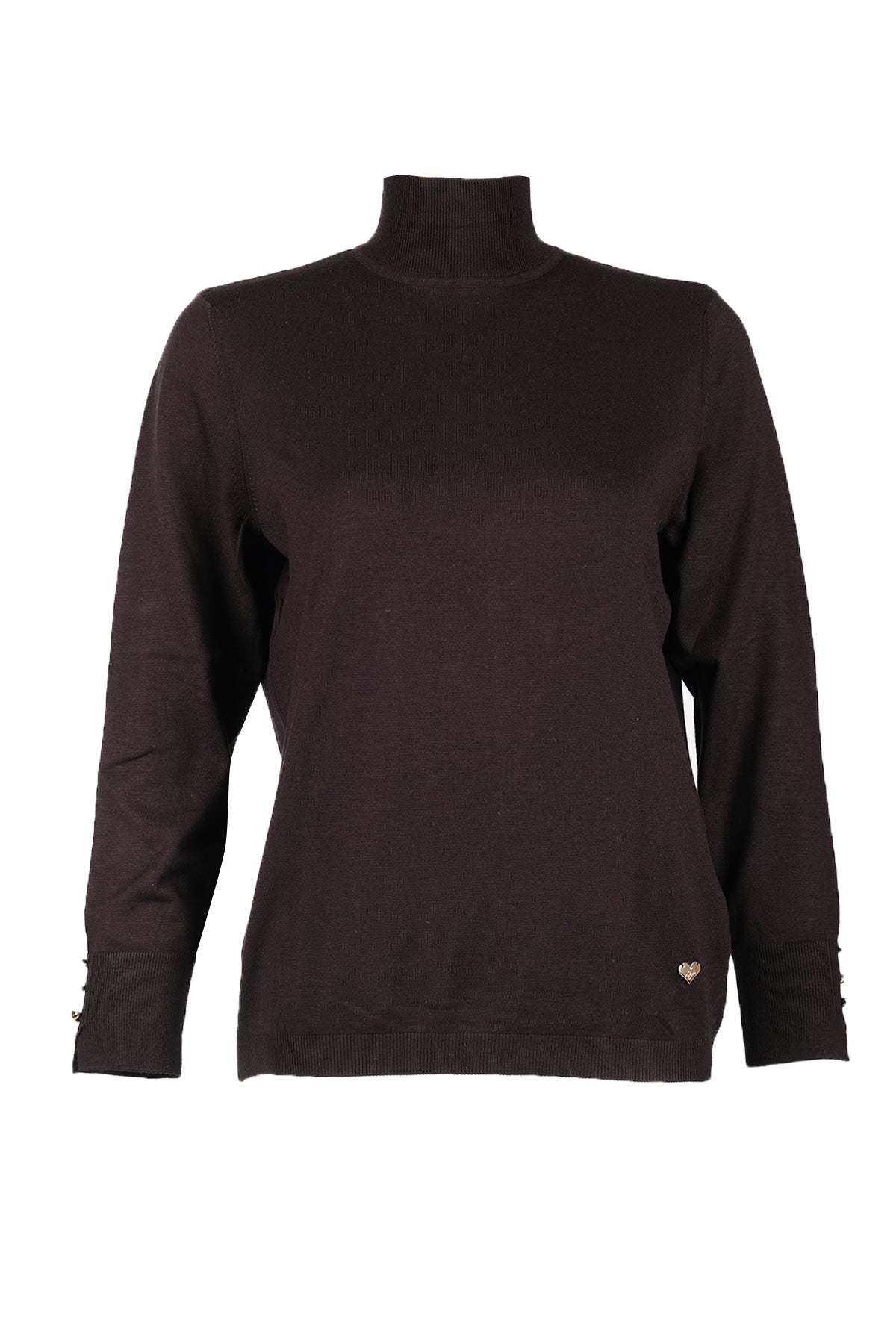 Vedi-bb Kadın Oversize Boğazlı Uzun Kol Kazak - Minimalist