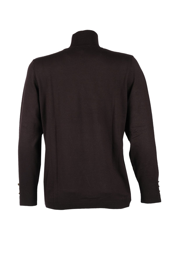 Vedi-bb Kadın Oversize Boğazlı Uzun Kol Kazak - Minimalist