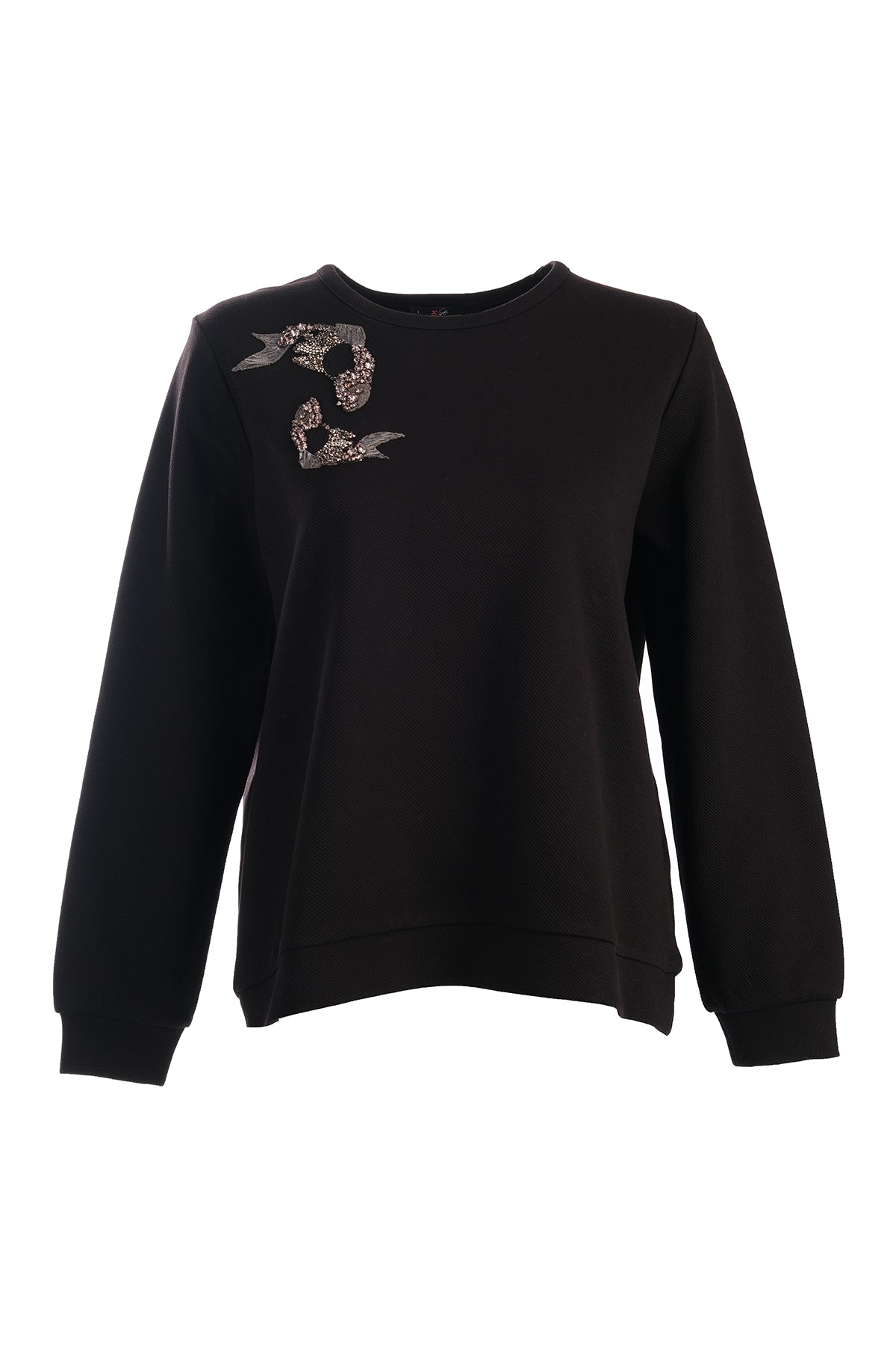 Vedi-bb Kadın Oversize Minimalist Sweatshirt - Günlük Kullanım Translation missing: tr.content.product_image_main
