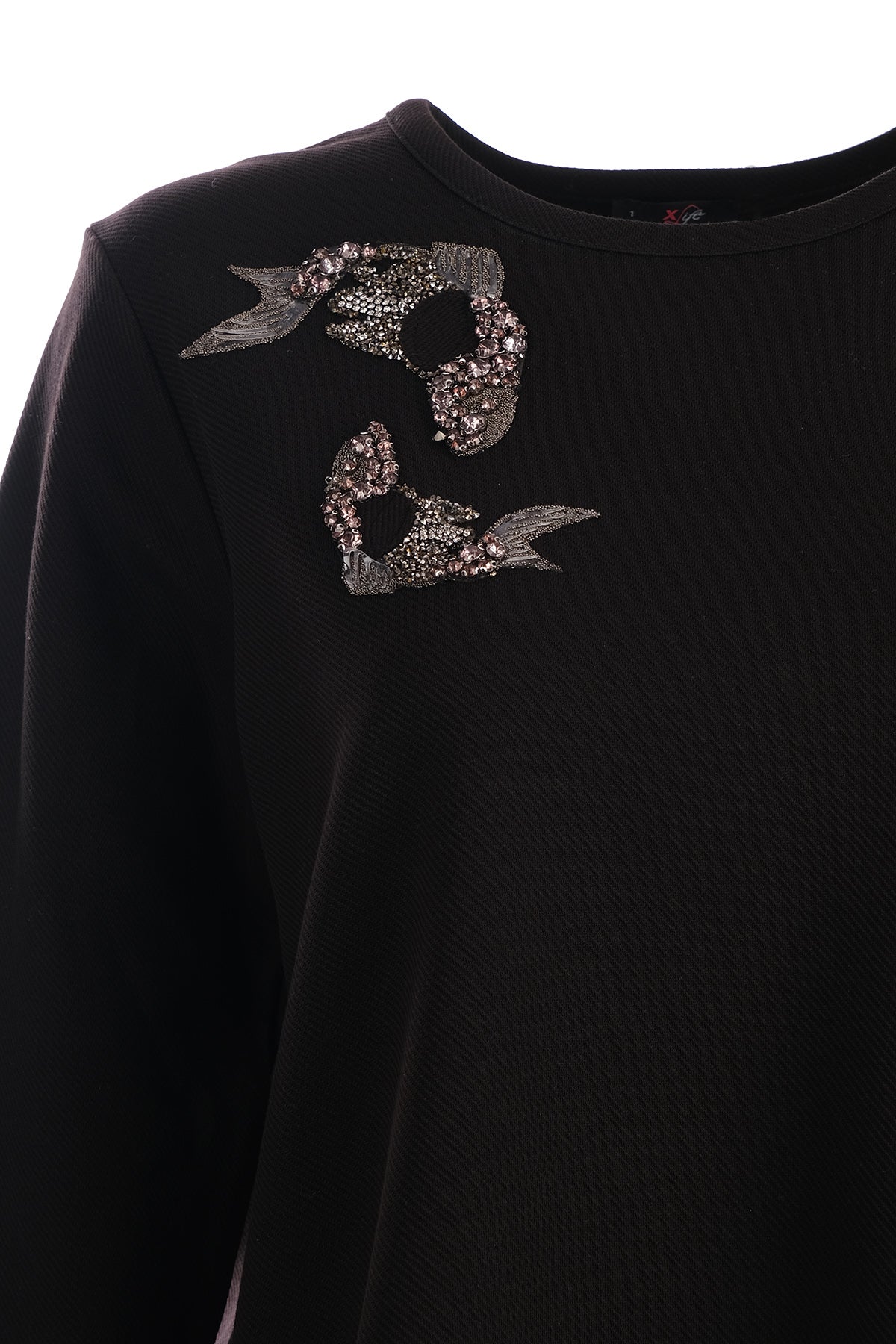 Vedi-bb Kadın Oversize Minimalist Sweatshirt - Günlük Kullanım Translation missing: tr.content.product_image_secondary