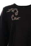 Vedi-bb Kadın Oversize Minimalist Sweatshirt - Günlük Kullanım