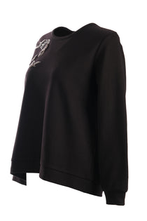 Vedi-bb Kadın Oversize Minimalist Sweatshirt - Günlük Kullanım
