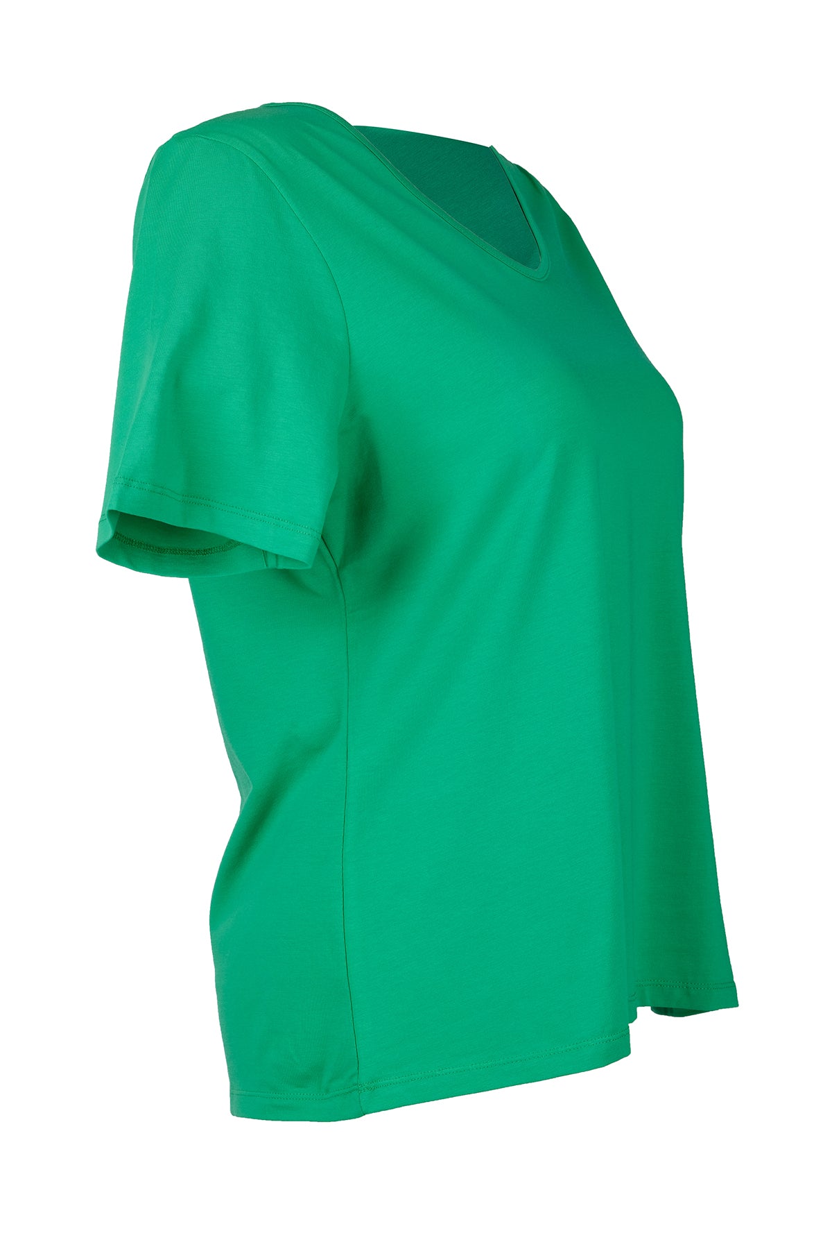 Vedi-bb Oversize V Yaka Kadın T-Shirt - Minimalist Stil