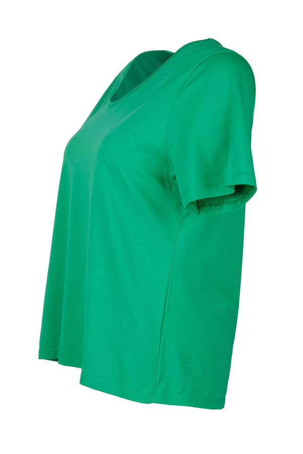 Vedi-bb Oversize V Yaka Kadın T-Shirt - Minimalist Stil