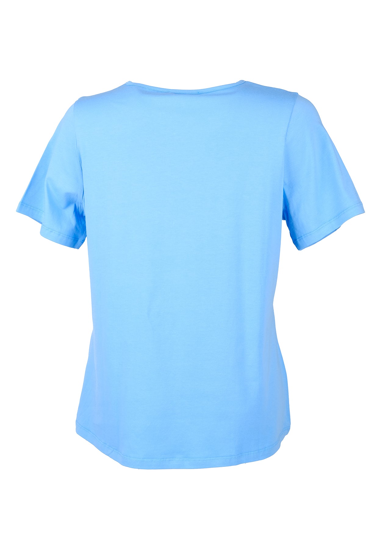 Vedi-bb Oversize V Yaka Kadın T-Shirt - Minimalist Stil