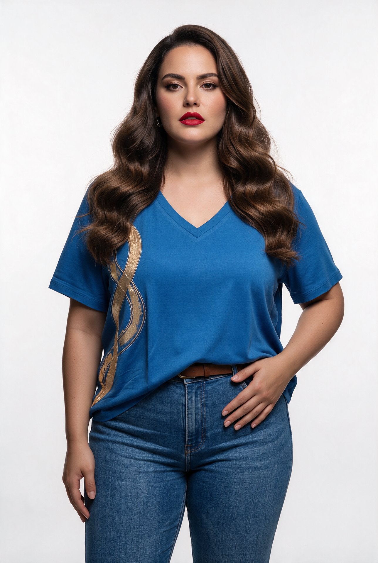 Vedi-bb Kadın T-Shirt 25YXD5076 İkincil görsel