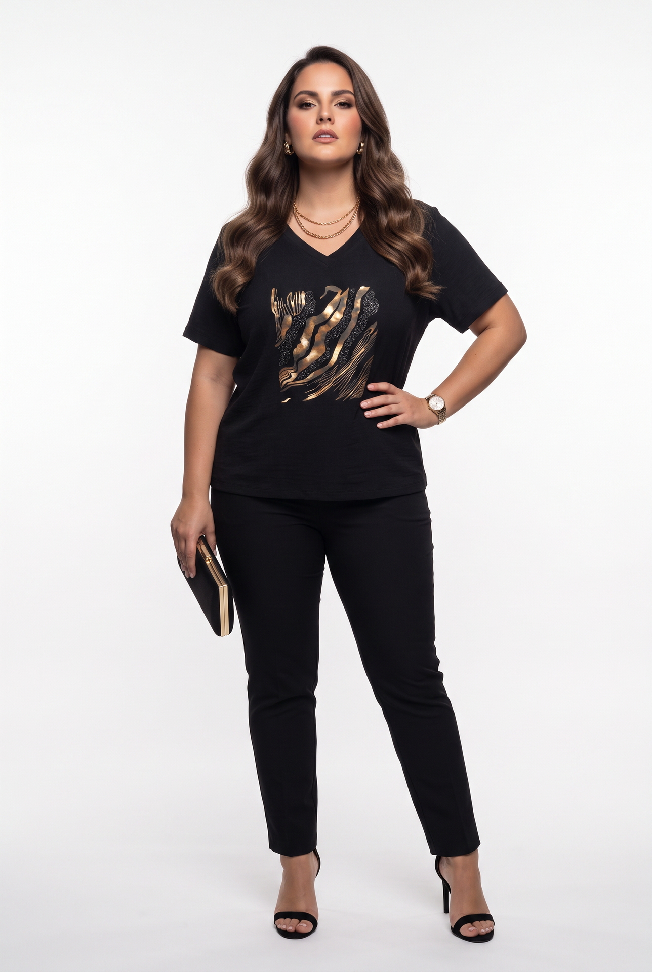 Vedi-bb Kadın T-Shirt 26XY7056 İkincil görsel