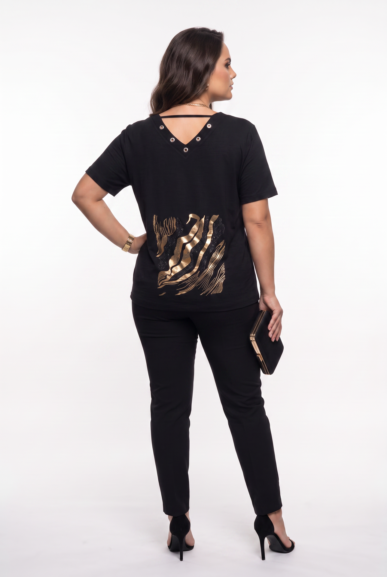Vedi-bb Kadın T-Shirt 26XY7056 İkincil görsel