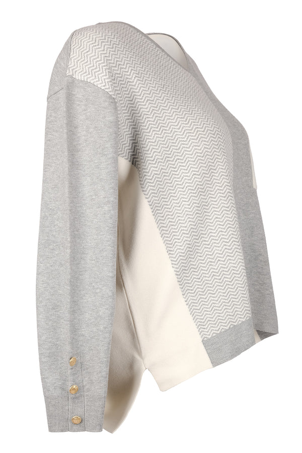Vedi-bb Oversize V Yaka Triko Kazak - Minimalist Stil - Günlük