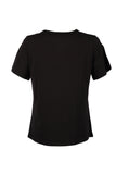 Vedi-bb Minimalist Oversize V Yaka Kısa Kol Kadın T-Shirt - Günlük Kullanım