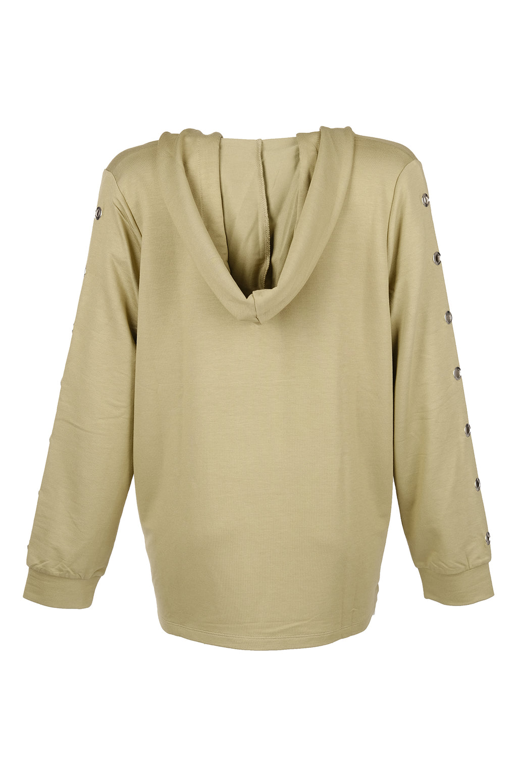 Vedi-bb Oversize Kapüşonlu Uzun Kol Kadın Sweatshirt - Günlük Rahat Şık