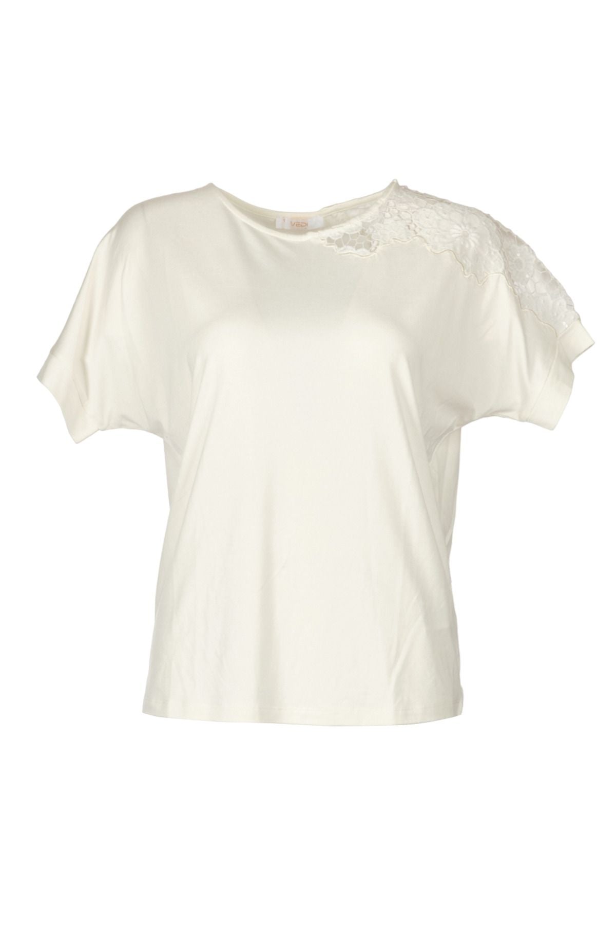 Vedi Oversize Dantelli Kadın Bluz - Minimalist Stil Translation missing: tr.content.product_image_main