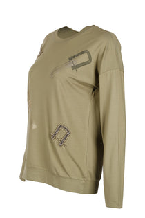 Vedi Oversize Uzun Kol Minimalist Kadın Bluz - VD4102