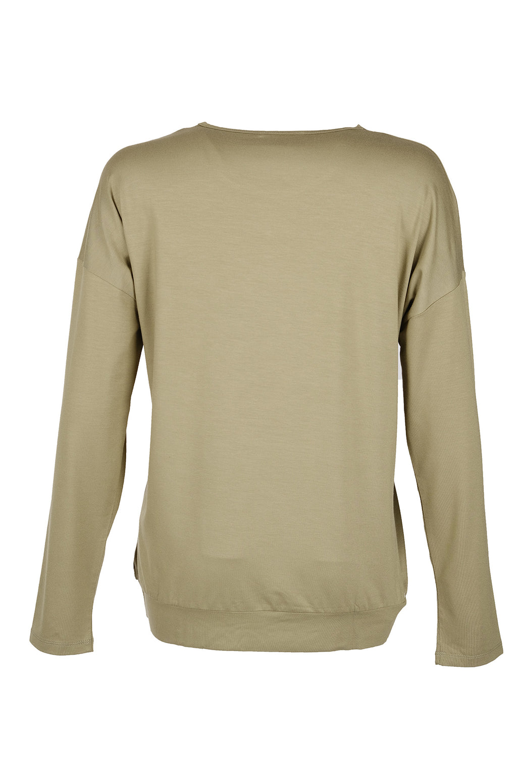 Vedi Oversize Uzun Kol Minimalist Kadın Bluz - VD4102