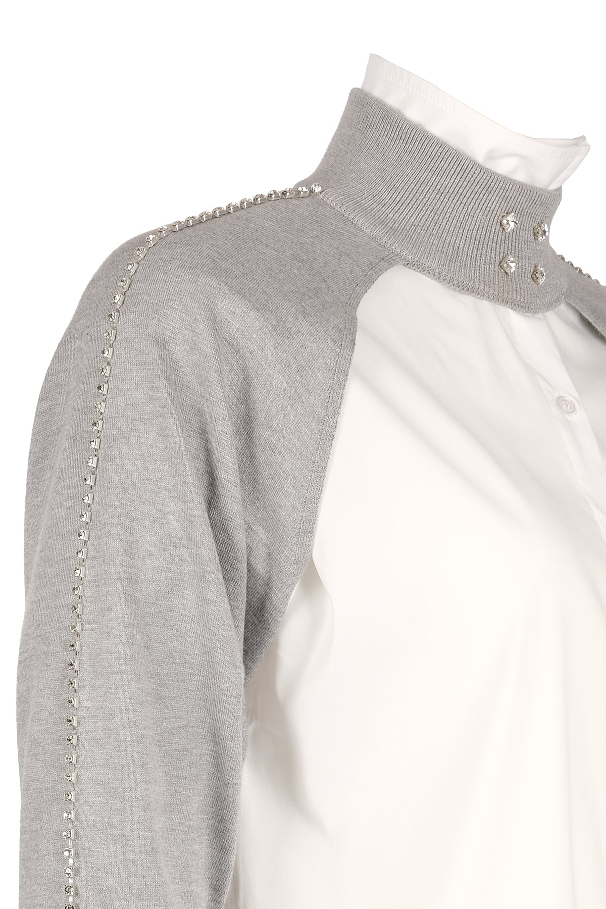 Vedi Oversize Boğazlı Uzun Kol Minimalist Kadın Bolero - VD4030 Translation missing: tr.content.product_image_secondary