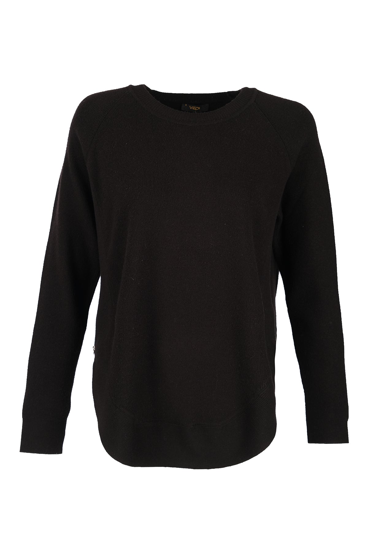 Vedi Oversize Yuvarlak Yaka Uzun Kol Minimalist Kadın Kazak Translation missing: tr.content.product_image_main
