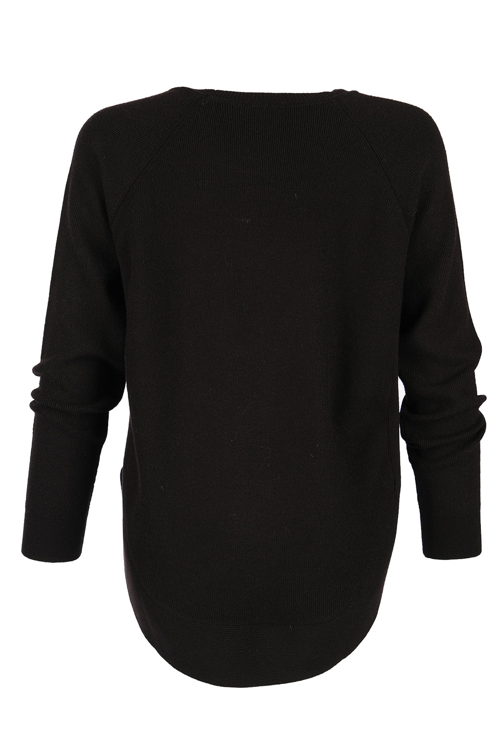 Vedi Oversize Yuvarlak Yaka Uzun Kol Minimalist Kadın Kazak