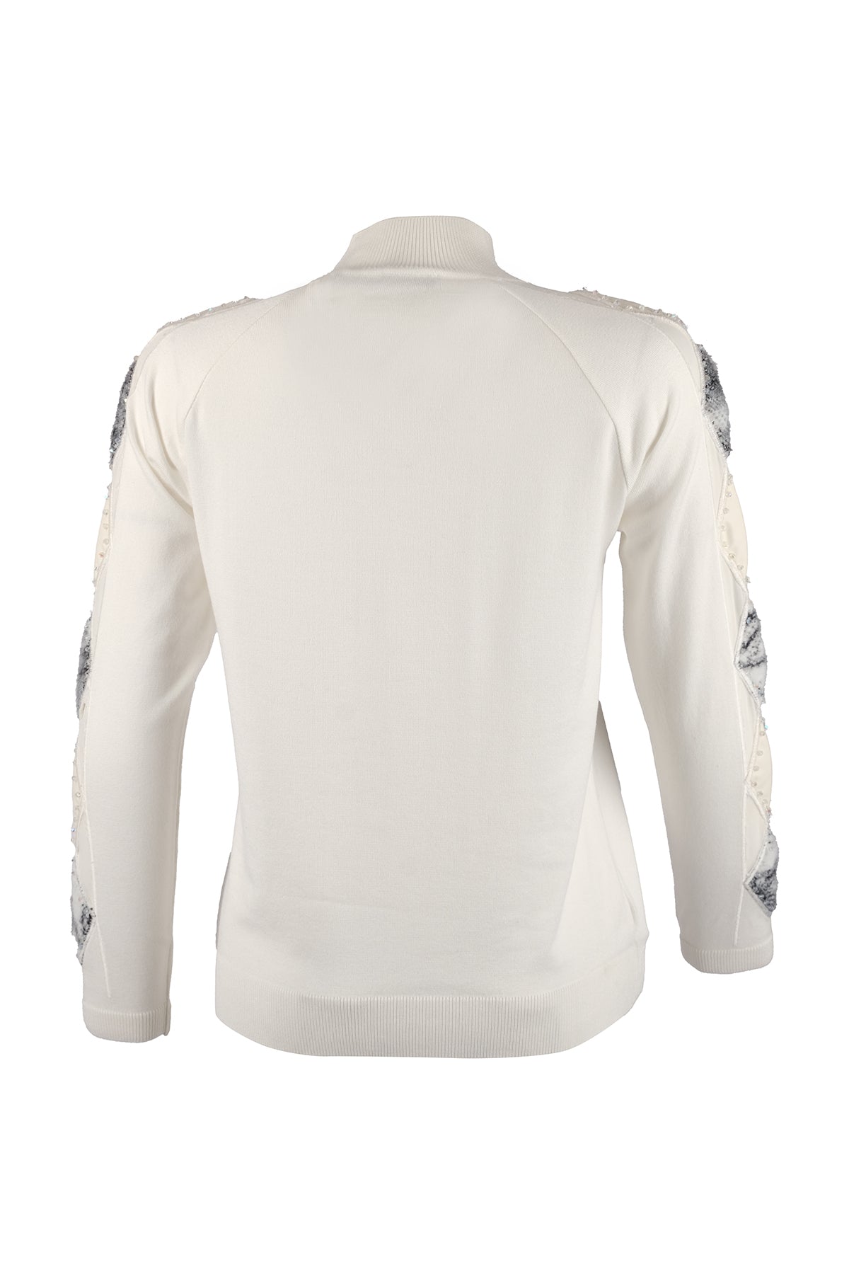 Vedi Minimalist Oversize Boğazlı Uzun Kol Kadın Kazak