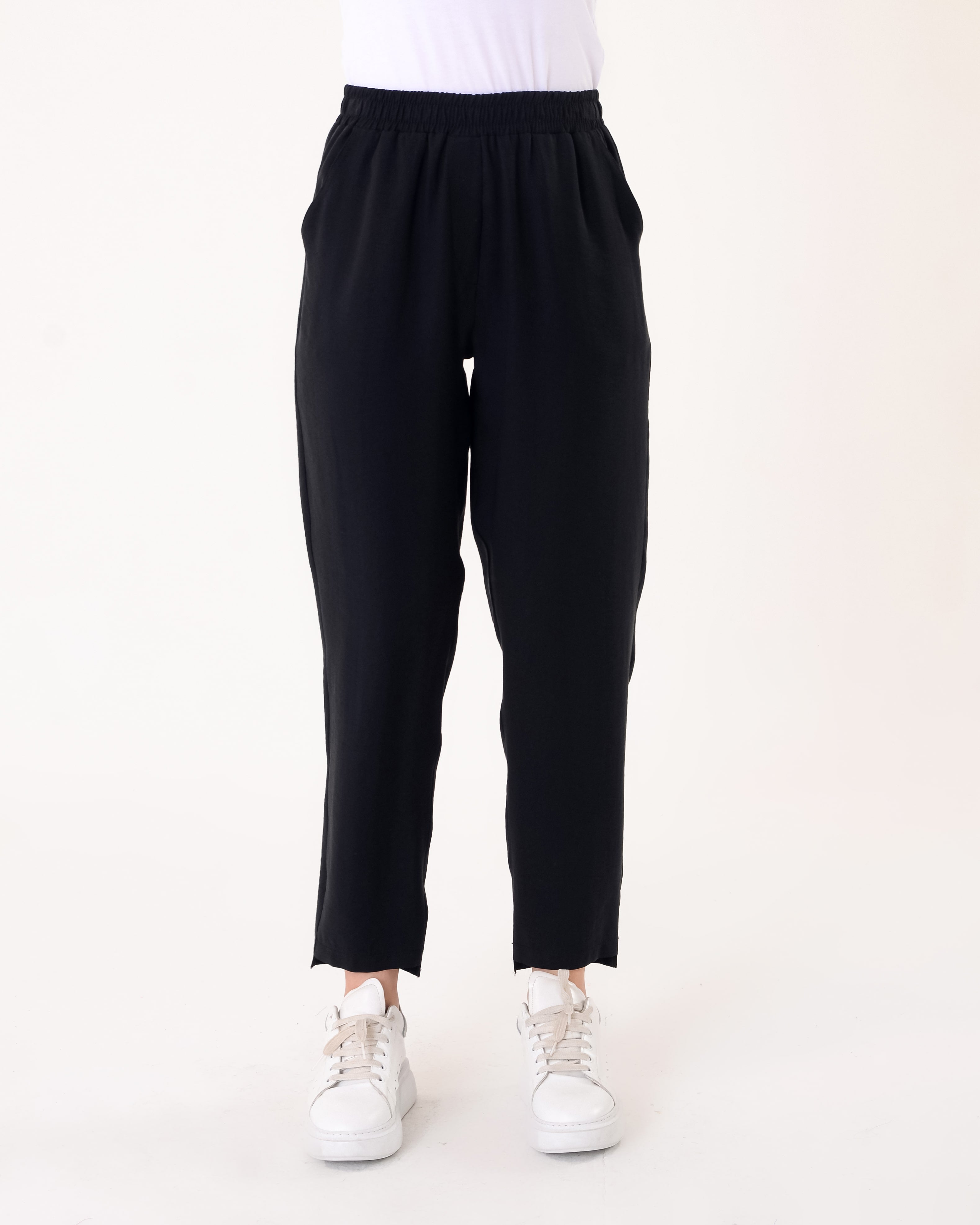 Vedi Minimalist Crop Pantolon - Günlük Kullanım için Rahat ve Şık