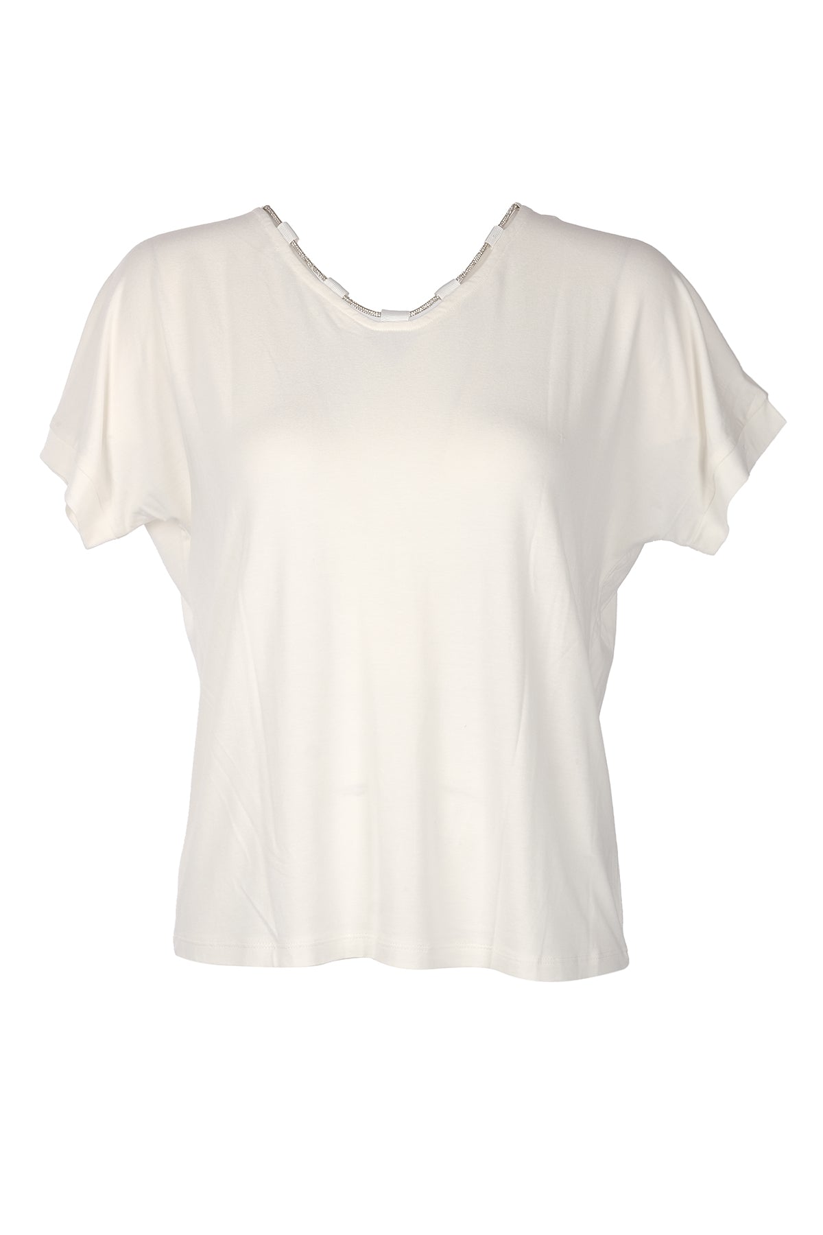 Vedi Oversize Minimalist Kadın T-Shirt - Kısa Kol Rahat Günlük Translation missing: tr.content.product_image_main