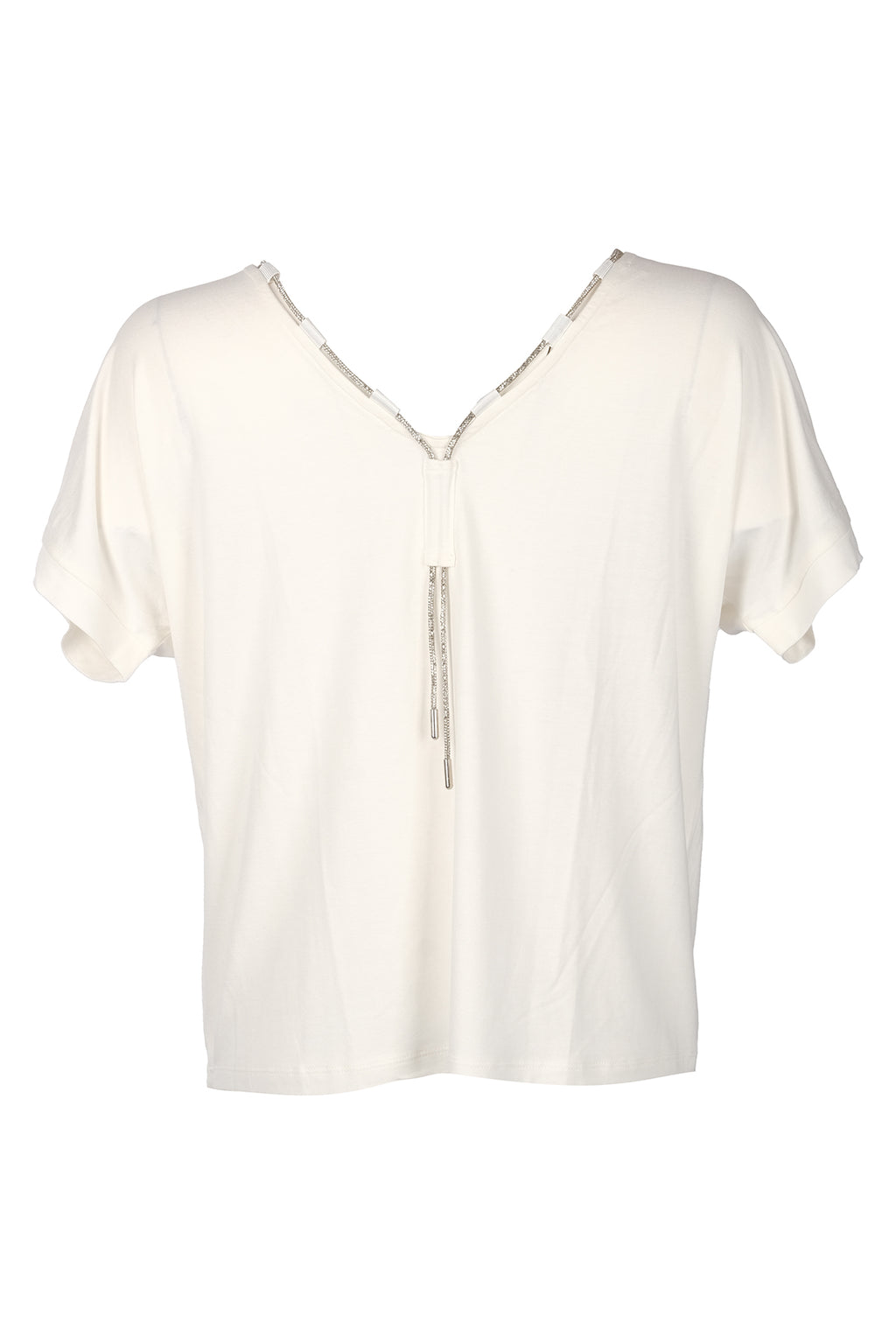 Vedi Oversize Minimalist Kadın T-Shirt - Kısa Kol Rahat Günlük