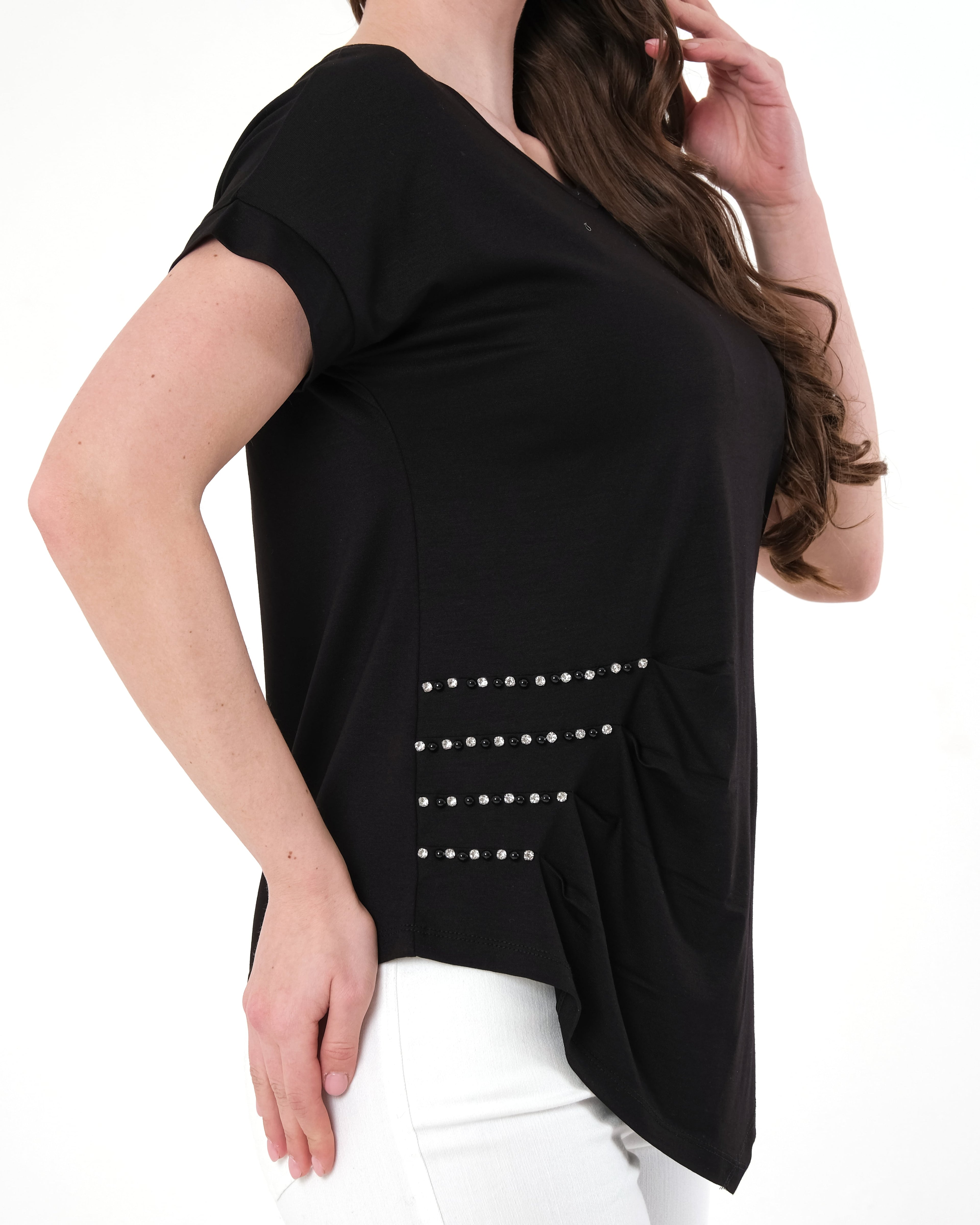Vedi Minimalist Oversize Kısa Kol T-Shirt - Günlük Şıklık