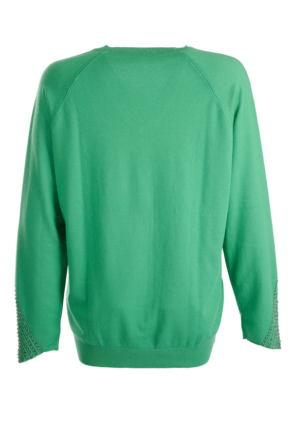 Vedi Oversize V Yaka Kadın Triko - Minimalist Günlük Stil