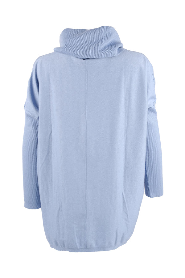 Vedi Oversize Boğazlı Midi Kadın Tunik - Rahat ve Şık Kışlık