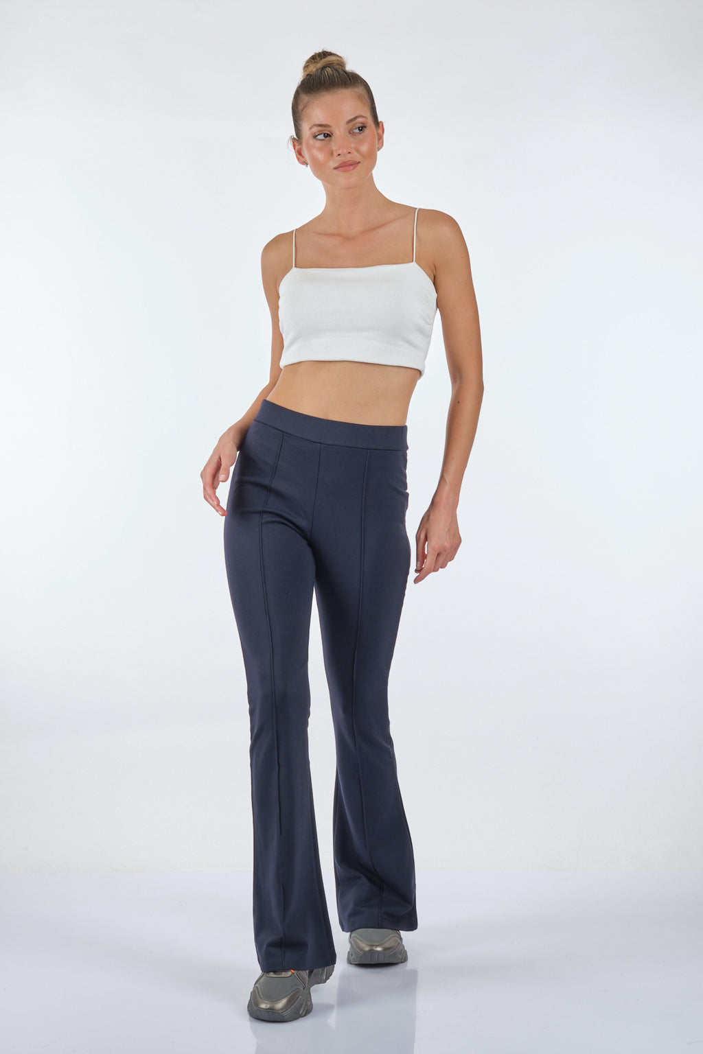 Vedi Minimalist Midi Flared Pantolon - Günlük & Şık Kombinler