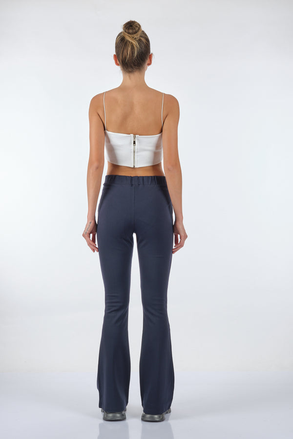 Vedi Minimalist Midi Flared Pantolon - Günlük & Şık Kombinler