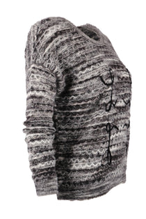 Vedi Minimalist Oversize 3/4 Kol Kadın Kazak - Günlük Kullanım