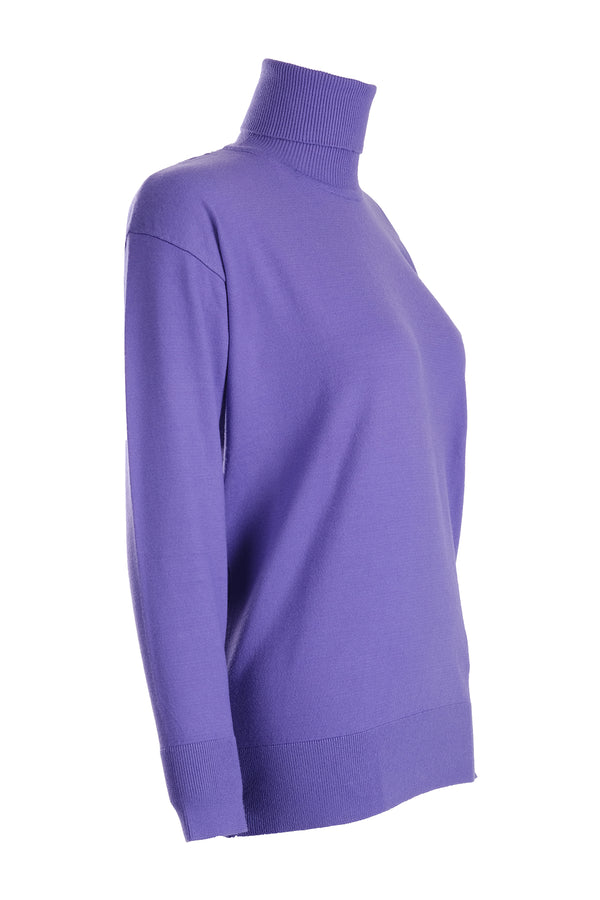 Vedi Oversize Boğazlı Uzun Kol Kadın Triko - Minimalist ve Rahat