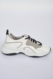 W Collection Minimalist Deri Sneaker - Günlük Kullanım