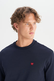 Wrangler Erkek Regular Fit Normal Kesim Bisiklet Yaka Logo Detaylı Sweatshirt