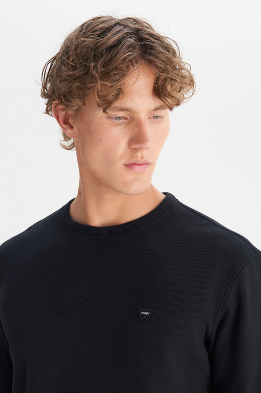 Wrangler Erkek Regular Fit Normal Kesim Bisiklet Yaka Selanik Örgü Sweatshirt