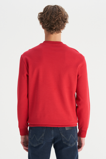 Wrangler Erkek Regular Fit Normal Kesim Bisiklet Yaka Logo Detaylı Sweatshirt