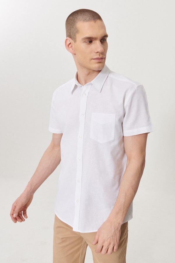 Wrangler Oversize Kısa Kol Erkek Gömlek - Minimalist Stil