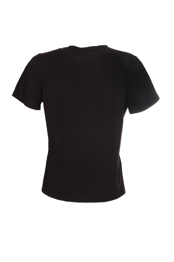 Ysatis Minimalist Oversize Kadın Bluz - Kısa Kol Yuvarlak Yaka