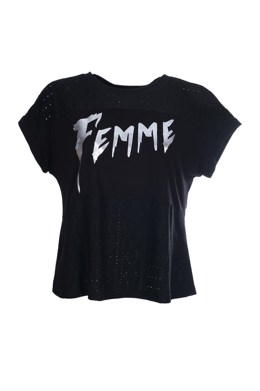 Ysatis Oversize Minimalist Kadın Bluz - Kısa Kol