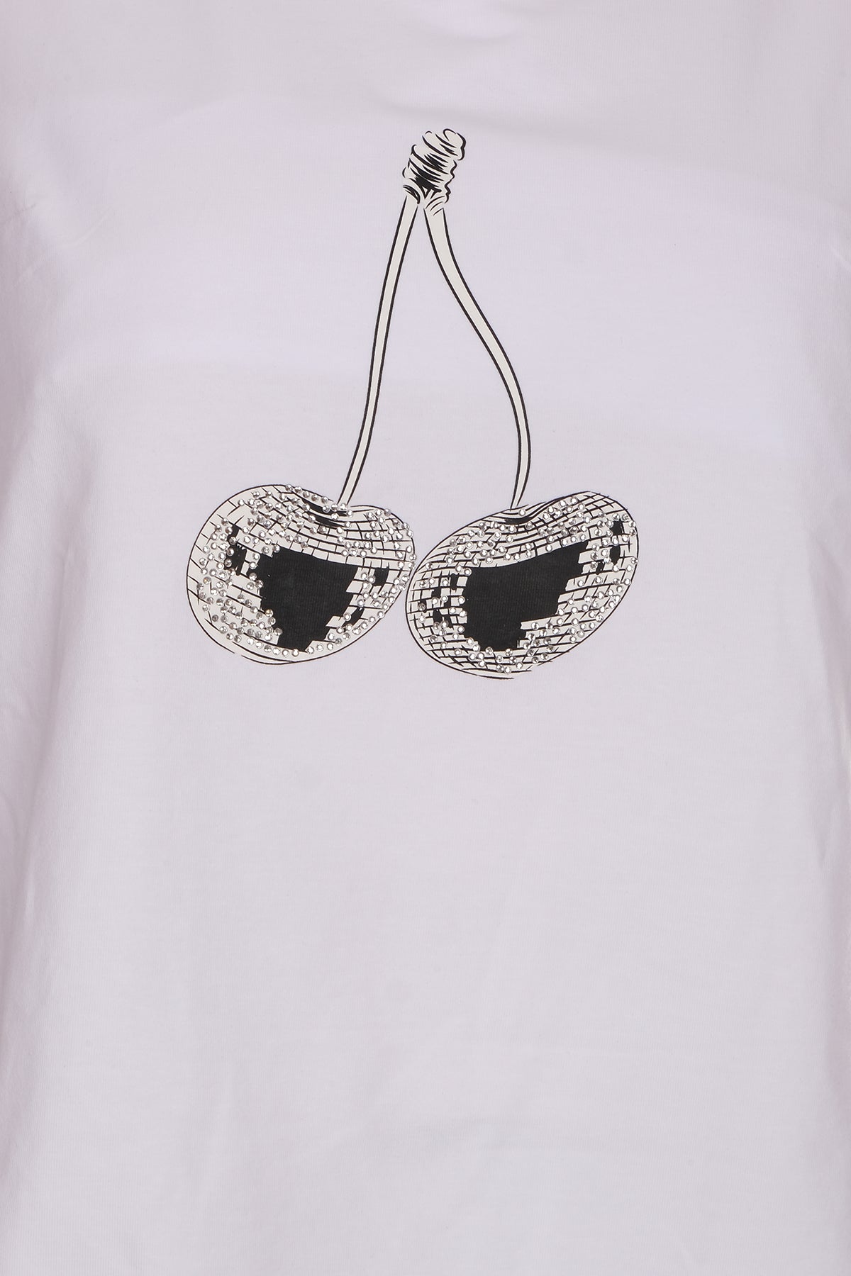 Ysatis Minimalist V Yaka Kolsuz Crop Bluz - Günlük Tarz